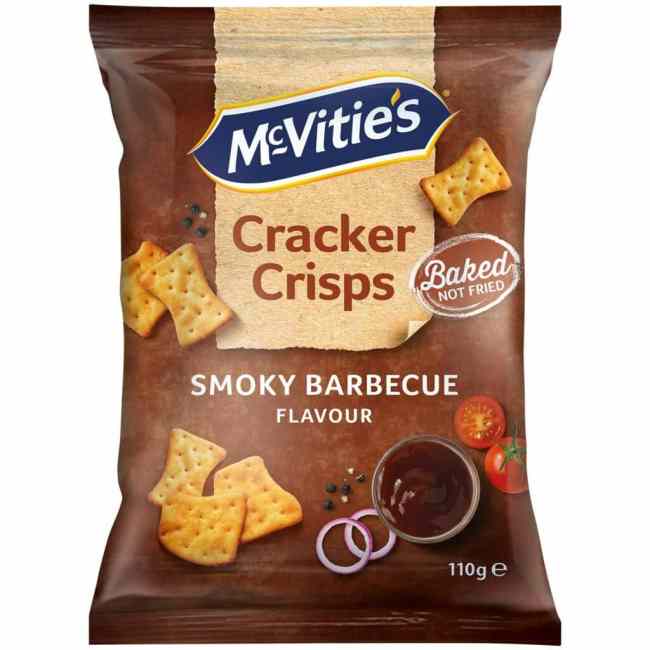 McVities Cracker Crisps Smokey Barbecue Flavour 110g-A