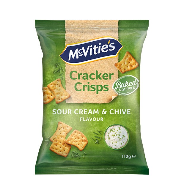 McVities Cracker Crisps Sour Cream And Chive Flavour 110g-A