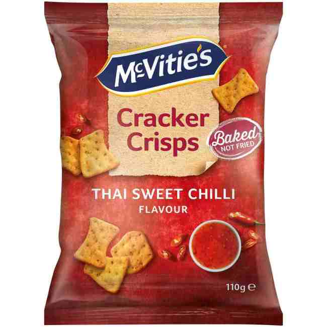 McVities Cracker Crisps Thai Sweet Chilli Flavour 110g-A