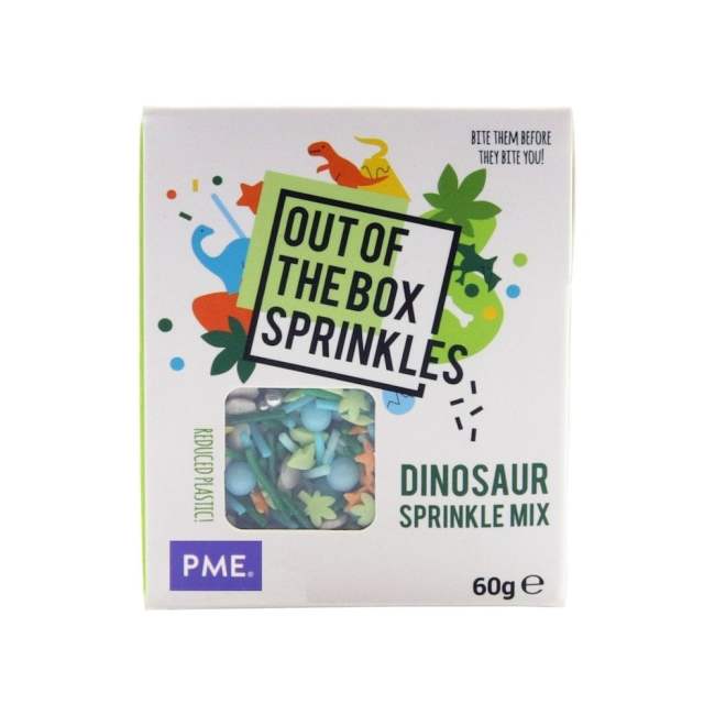 Διακοσμητικά Ζαχαροπλαστικής Δεινόσαυρος PME Out Of The Box Dinosaur Sprinkle Mix 60g