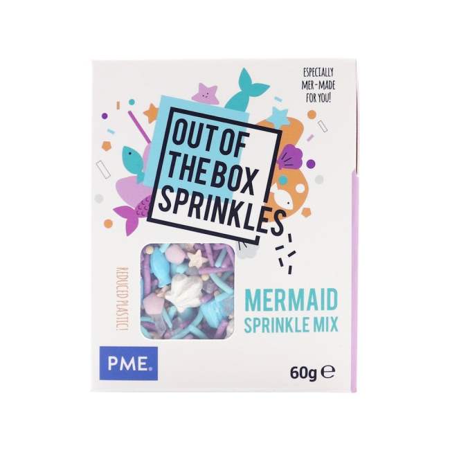 Διακοσμητικά Ζαχαροπλαστικής Γοργόνα PME Out Of The Box Mermaid Sprinkle Mix 60g